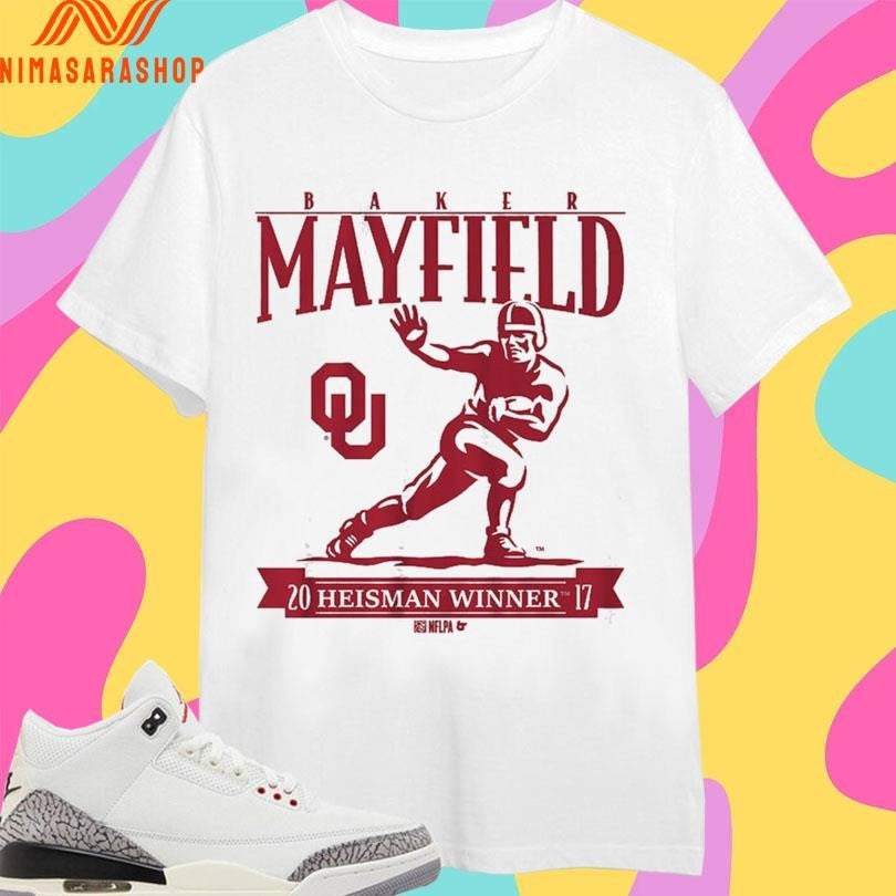 Oklahoma Sooners Football Baker Mayfield Heisman Trophy 2017 Shirts