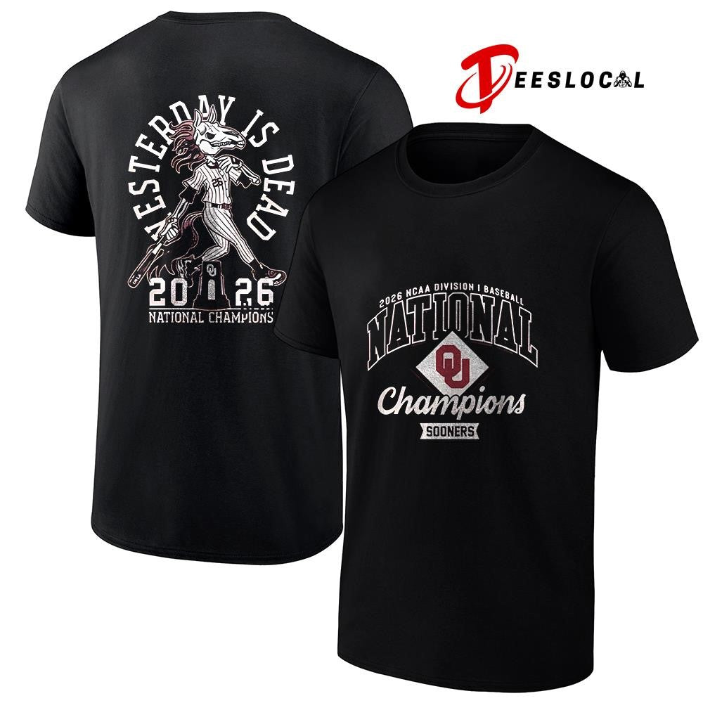 Oklahoma Sooners NCAA Baseball Men’s College World Series Champions everyday is dead mascot shirt