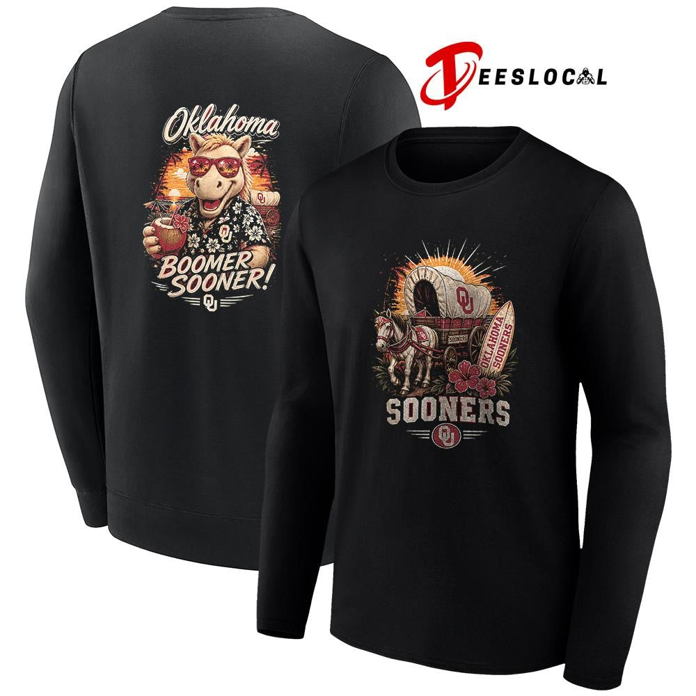 Oklahoma Sooners NCAA Tropical mascot shirt