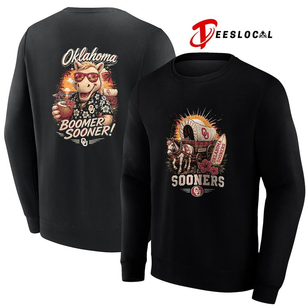 Oklahoma Sooners NCAA Tropical mascot shirt