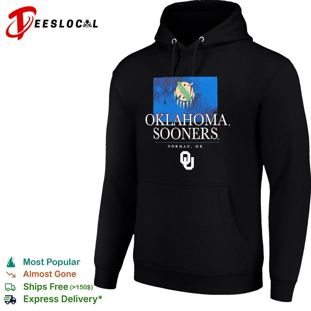 Oklahoma Sooners Norman OK state flag shirt