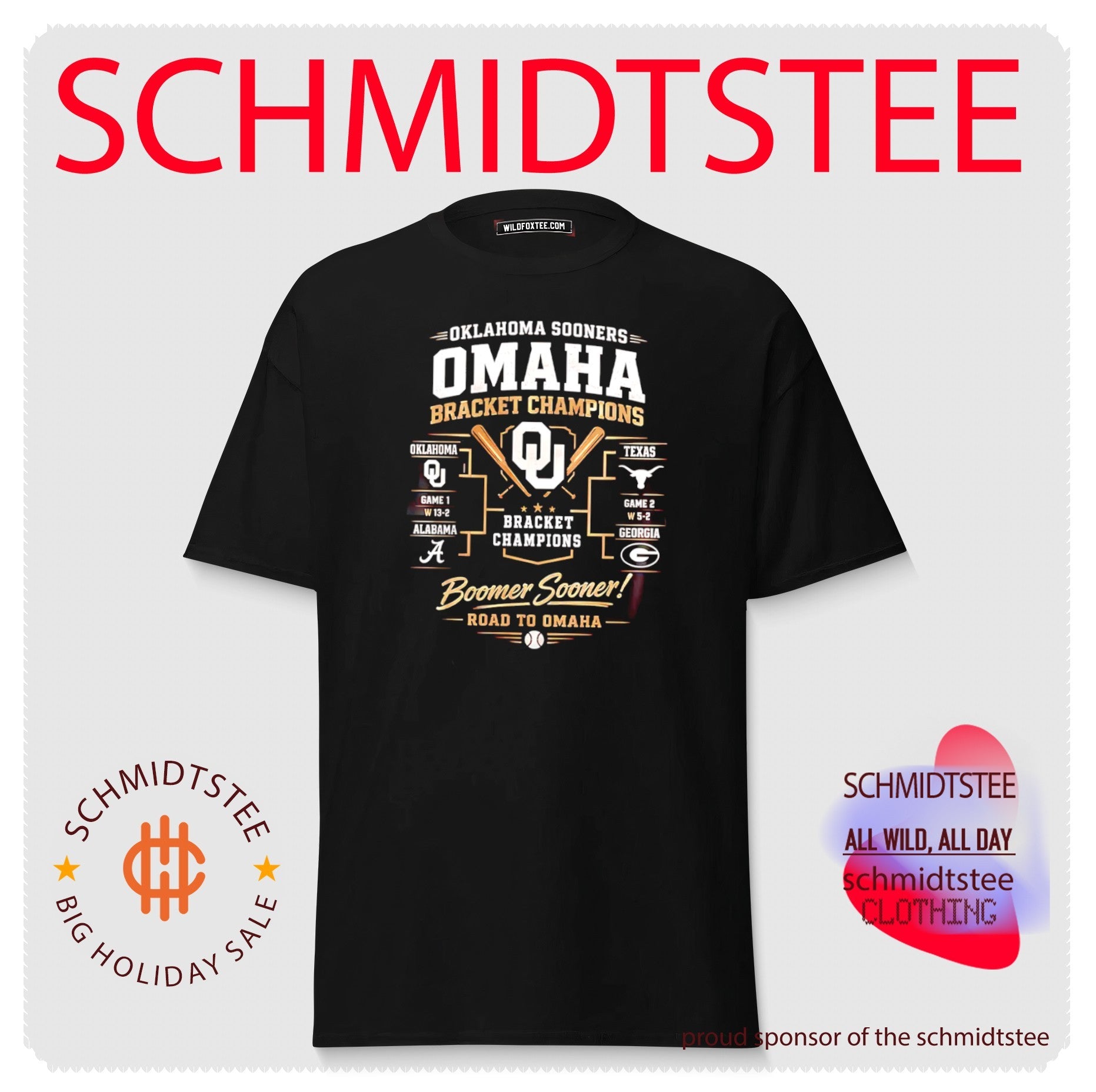 Oklahoma Sooners Omaha Bracket Champions Road to Omaha shirt