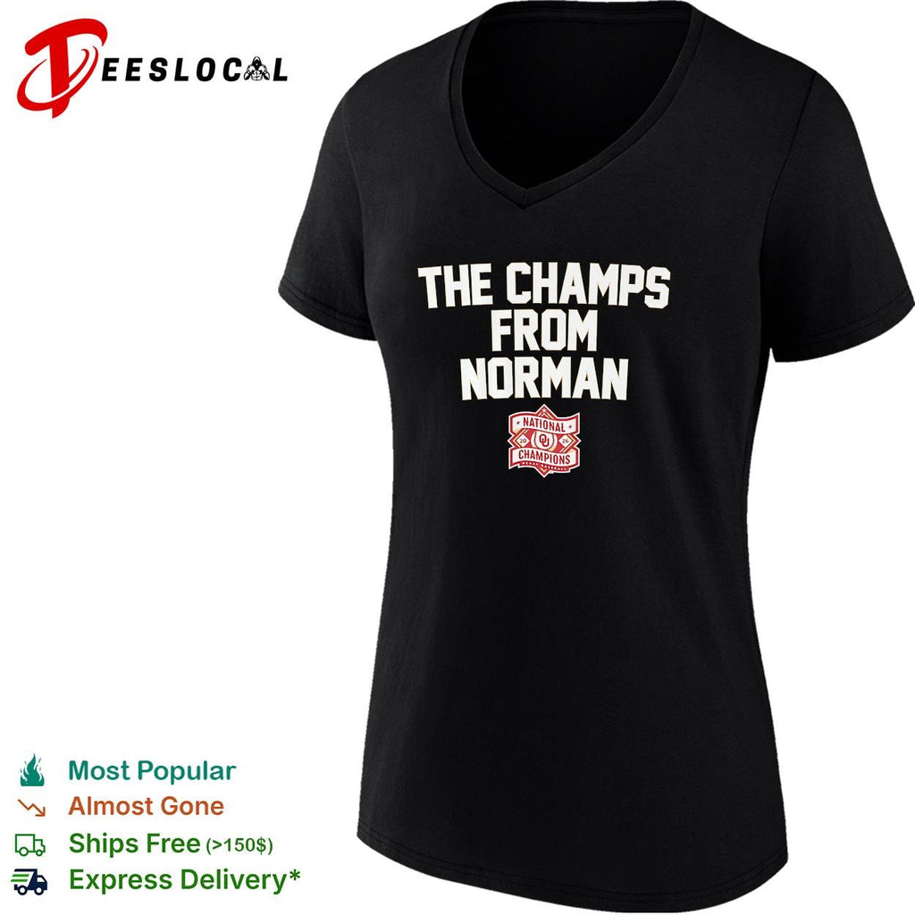 Oklahoma Sooners The champs from Norman Oklahoma national champions shirt