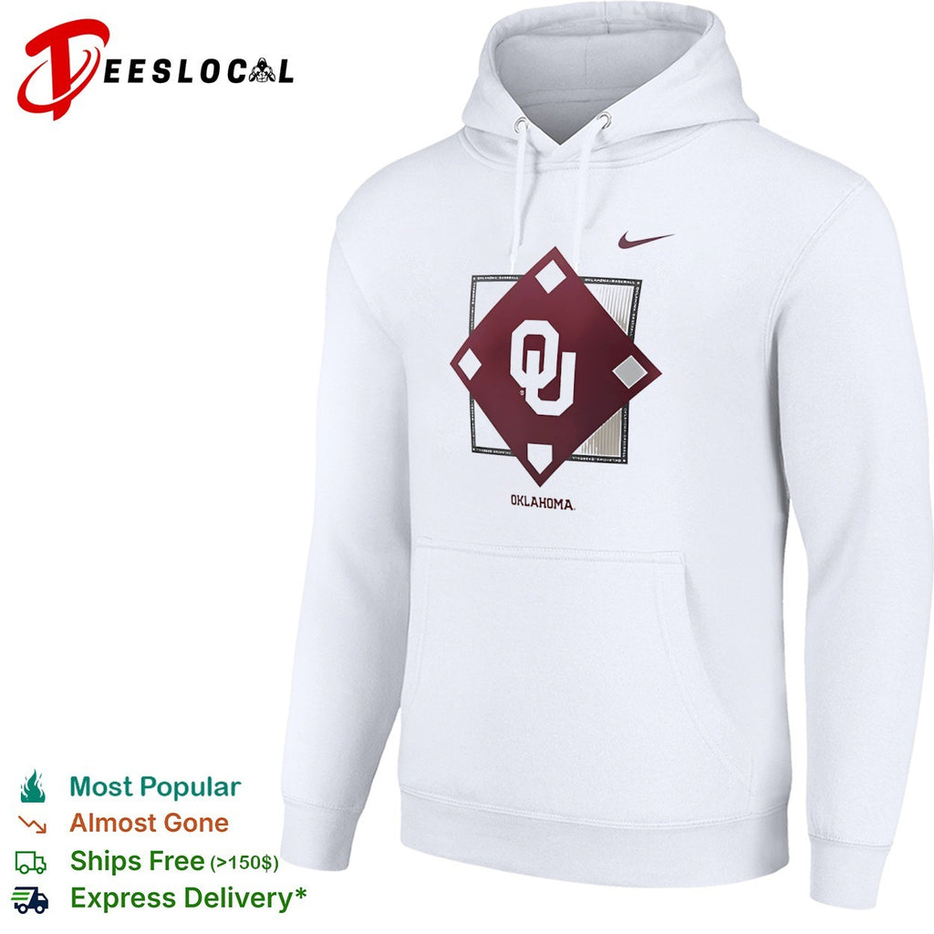 Oklahoma Sooners baseball OU logo field diamond shirt