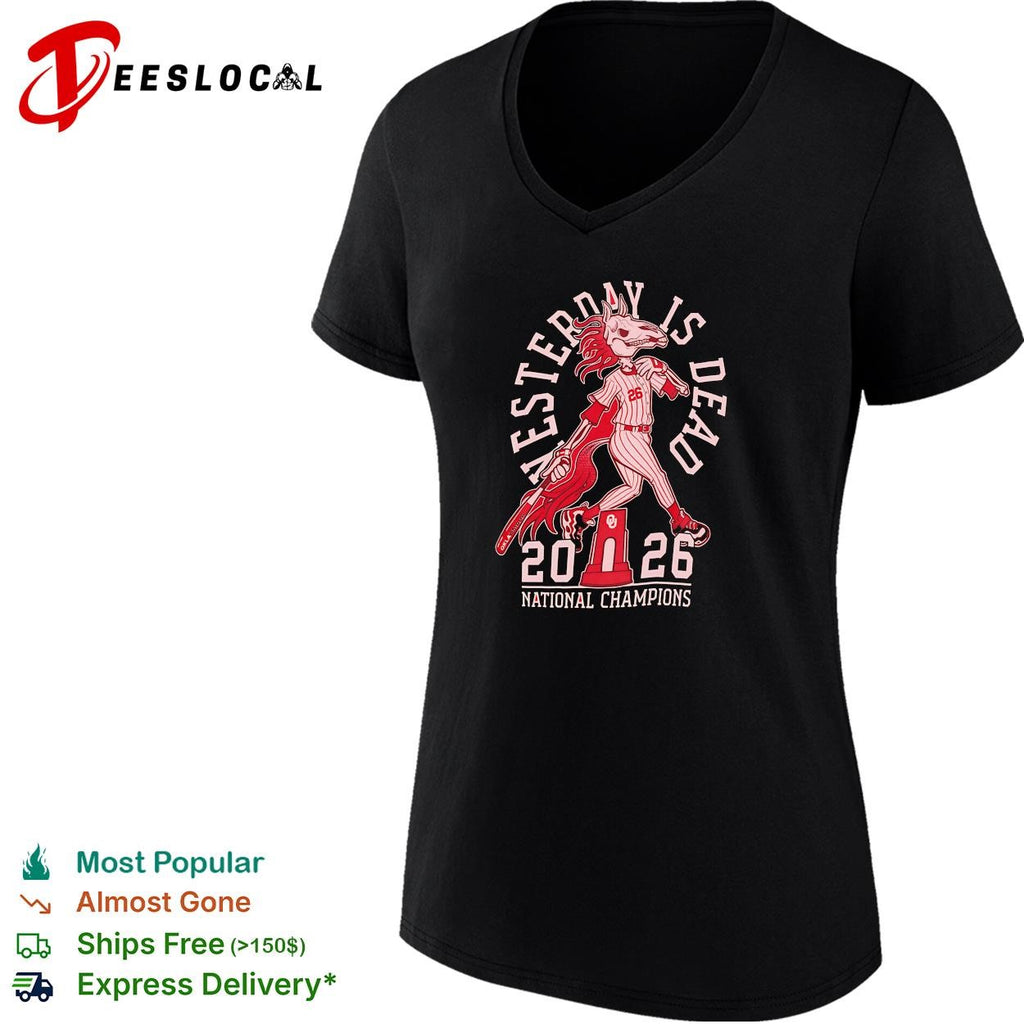 Oklahoma Sooners baseball national champions horse skull shirt