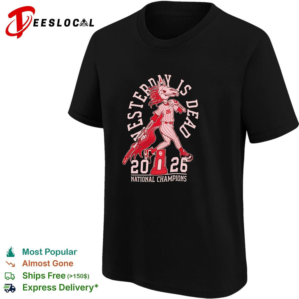 Oklahoma Sooners baseball national champions horse skull shirt