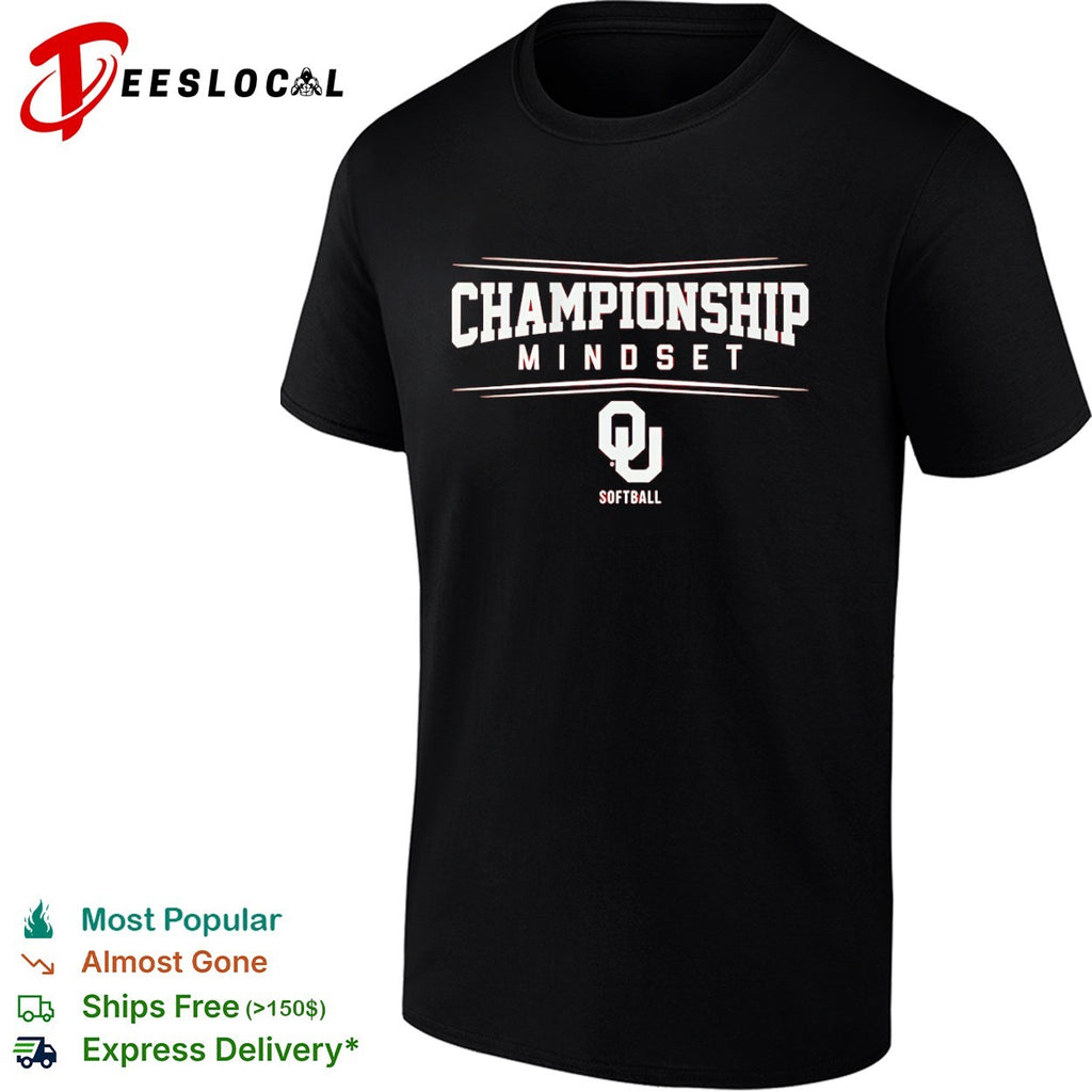 Oklahoma Sooners championship mindset OU softball logo shirt
