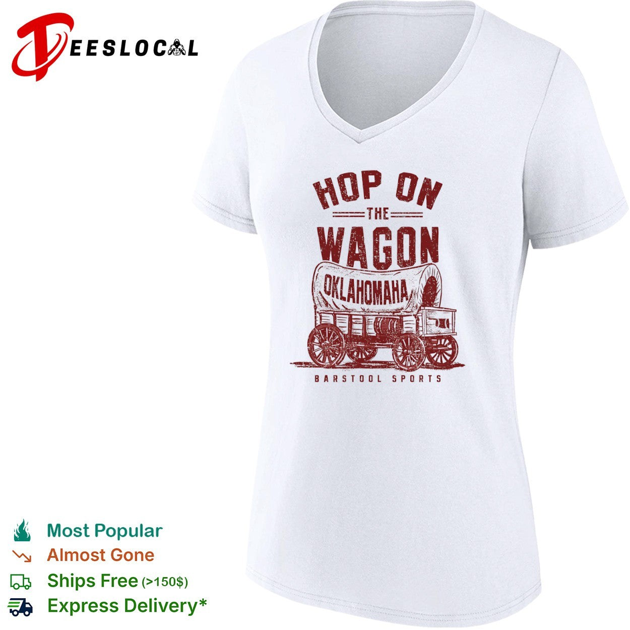 Oklahoma Sooners hop on the wagon vintage shirt