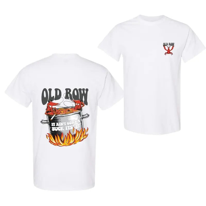 Old Row The Crawfish Boil Pocket T-Shirt, 2 Sides Tshirt, Top Trendy, Gift For Him And For Her Hoodie Sweatshirt