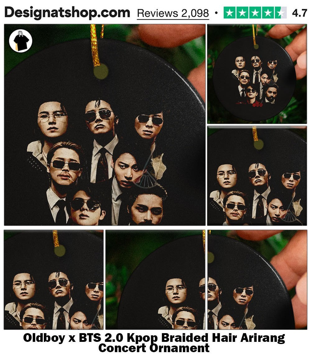 Oldboy x BTS 2.0 Kpop Braided Hair Arirang Concert shirt