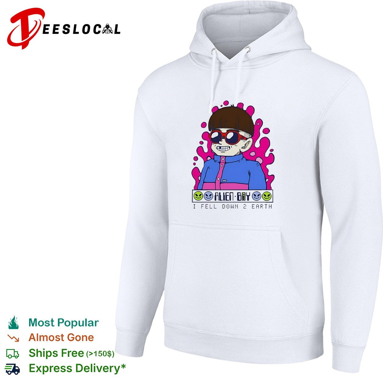 Oliver Tree Alien Boy I Fell Down 2 Earth RIP shirt