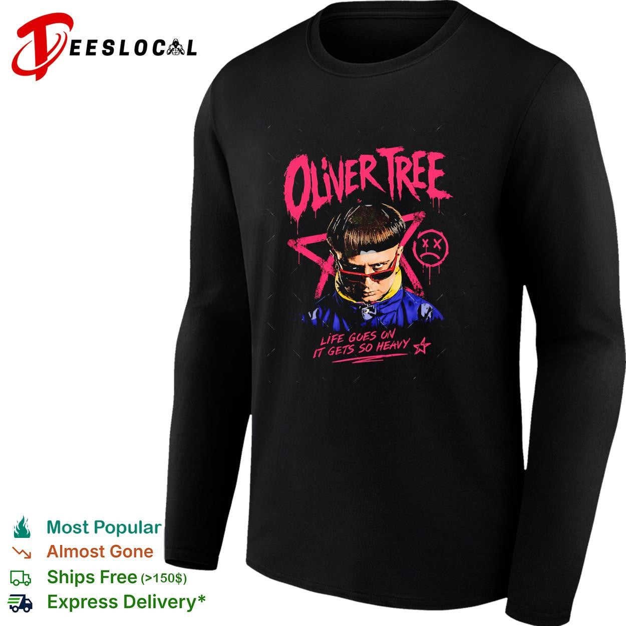Oliver Tree Life Goes On It Gets So Heavy vintage shirt