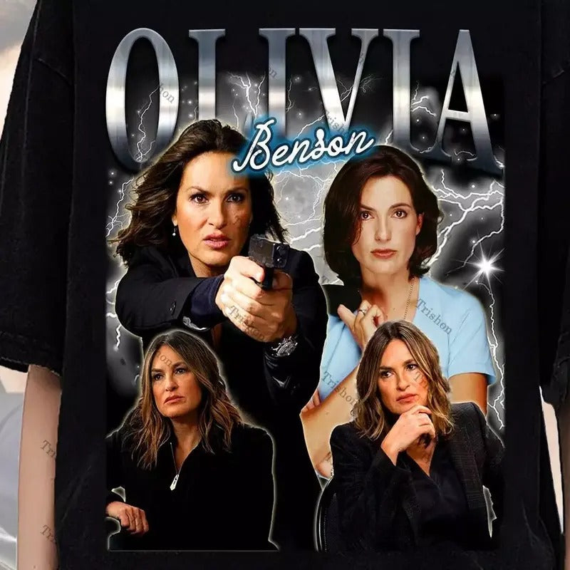 Olivia Benson Retro Vintage Elliot Stabler T Shirt S-4XL Hoodie, Sweatshirt | PrintMintTees.com