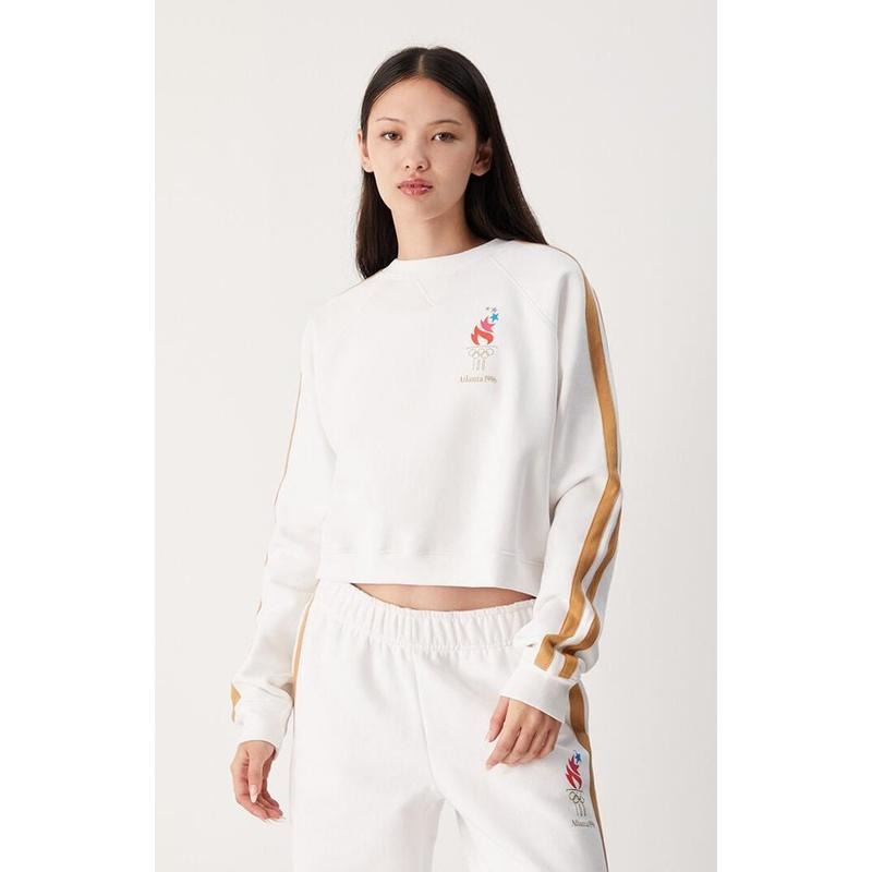 Olympics Women's Atlanta Raglan Crew Neck Sweatshirt Shirt Hoodie | PrintMintTees.com