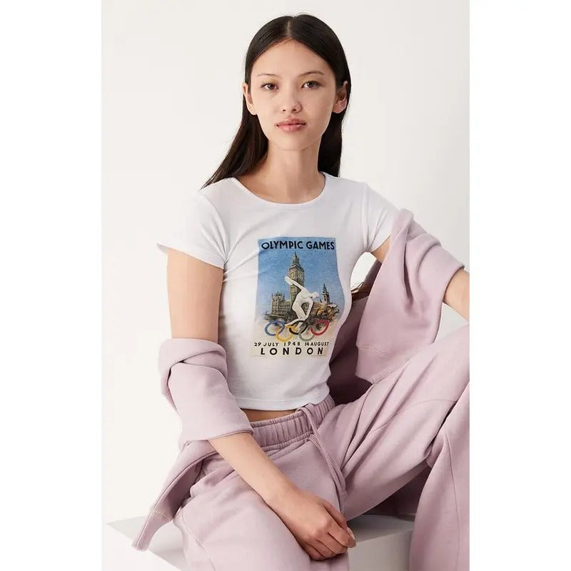 Olympics Women's London Slim Fit T-Shirt Hoodie Sweatshirt | PrintMintTees.com