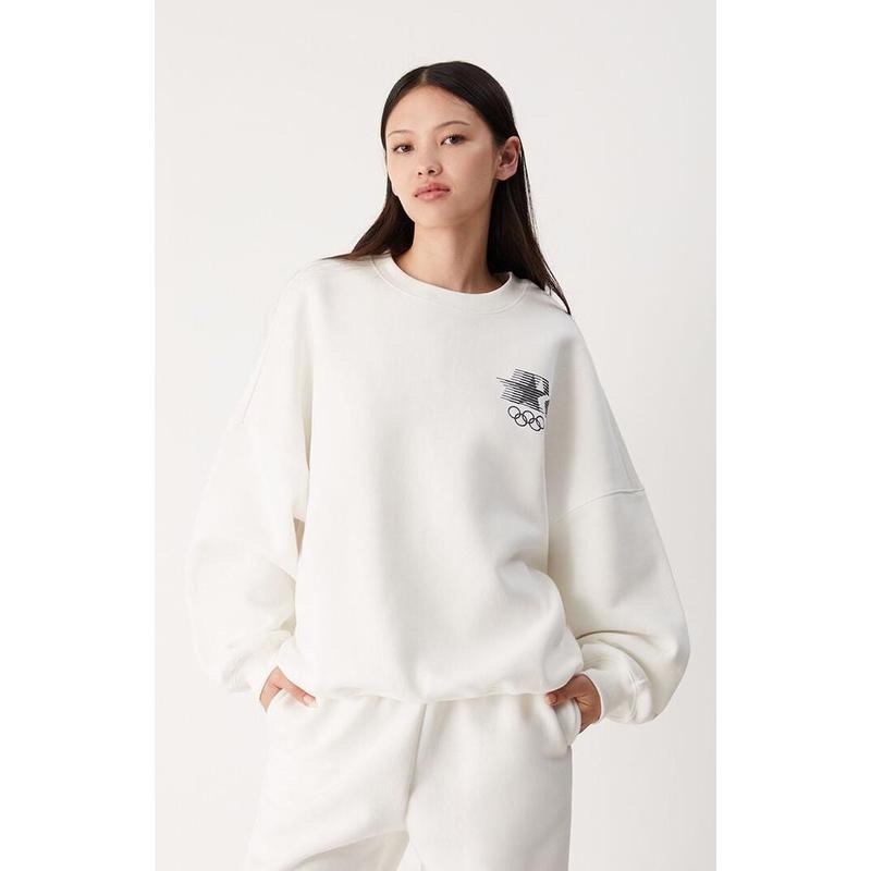 Olympics Women's Los Angeles Crew Neck Oversized Sweatshirt Shirt Hoodie | PrintMintTees.com