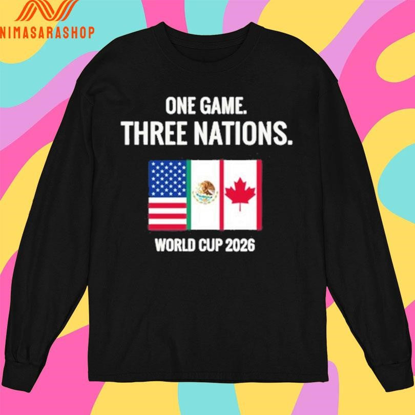 One Game Three Nations World Cup 2026 Shirts