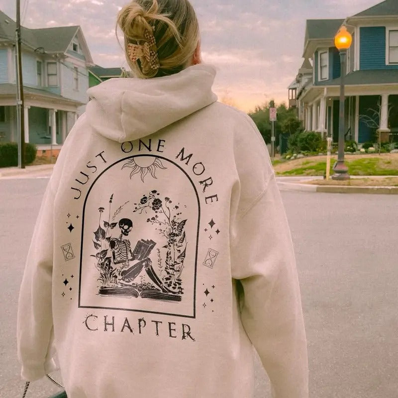 One More Chapter Book Lover Shirt Book Lover Bookish Reading Reading Skeleton Shirt Skull Reading T-Shirts, Hoodie, Sweatshirt