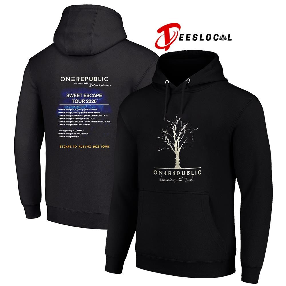 One Republic Sweet Escape tour dates schedule shirt