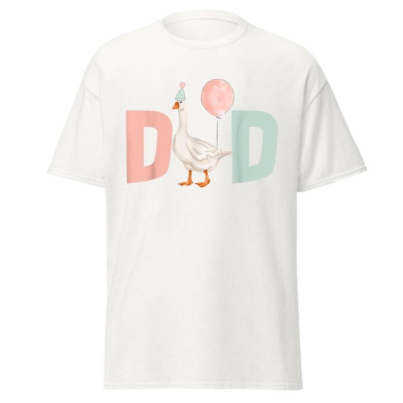 One Silly Goose Dad 1st First Birthday Family Matching Party T-Shirt Shirt Gift, Silly Goose Shirt, Cute Goose Shirt...