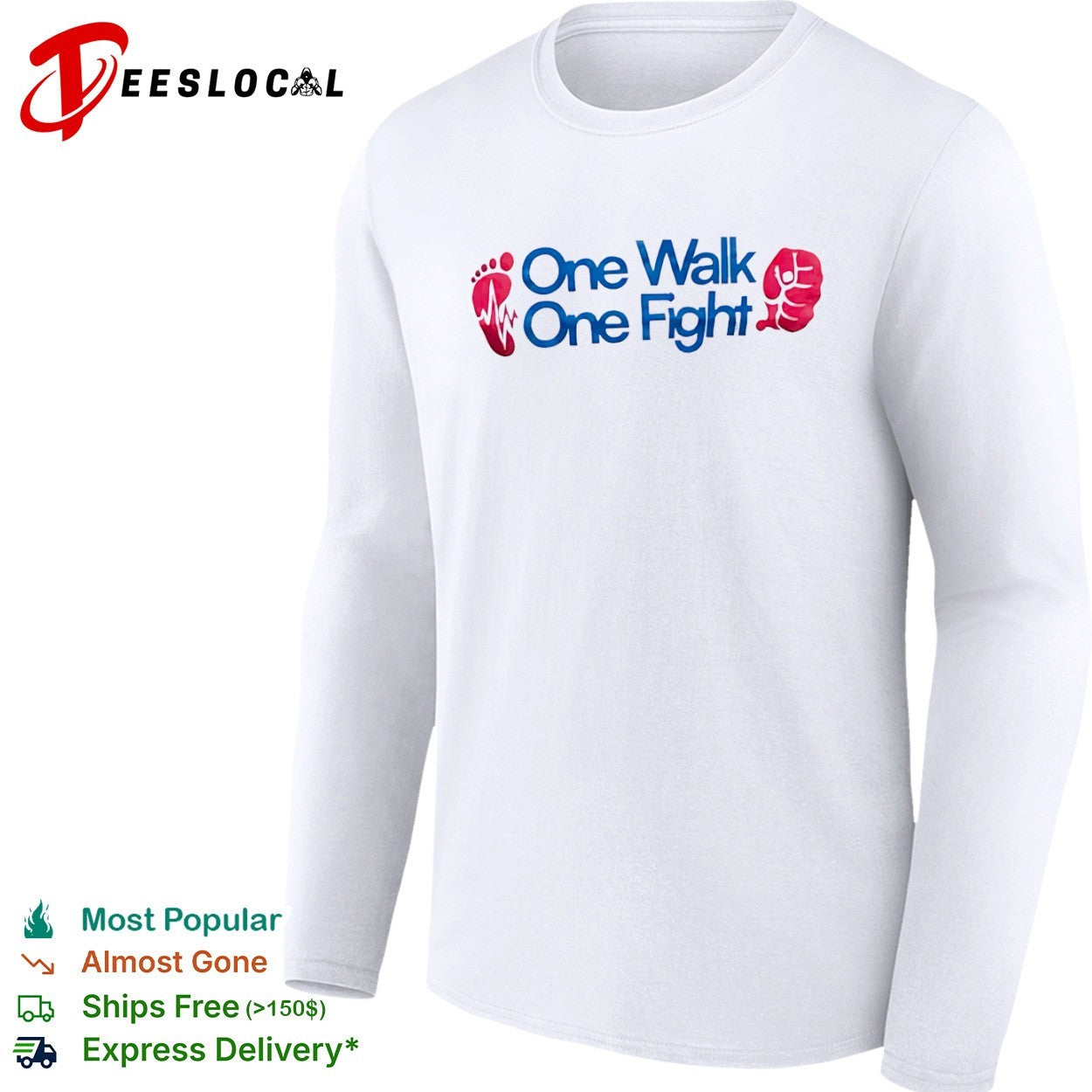 One Walk One Fight Awareness Healthcare shirt