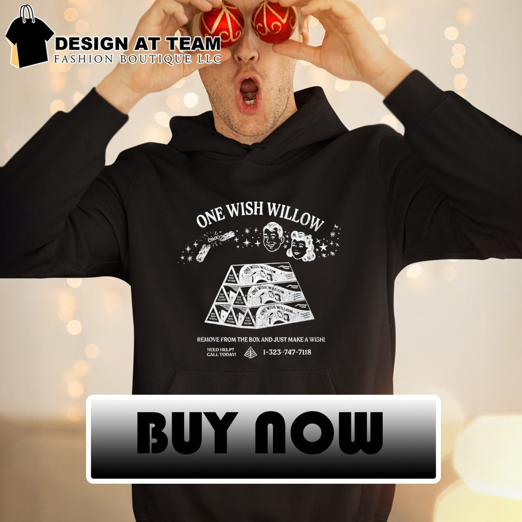 One Wish Willow pyramid triangular stack tee Remove from the box and just make a wish Obsession shirt