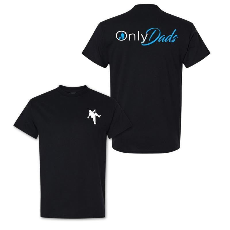 OnlyDads T-Shirt, Double Sided Graphic Printed Cotton Tee, Fathers Day Gift, Dad's Gift, Menswear Tops style 02 Hoodie...