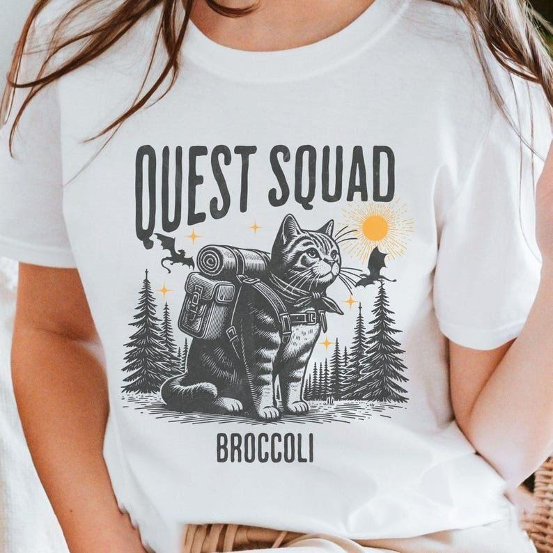Onyx Storm Comfort Colors Shirt, Quest Squad Broccoli tee, Fourth Wing Merch Xaden Riorson clothes Violet bookish top...