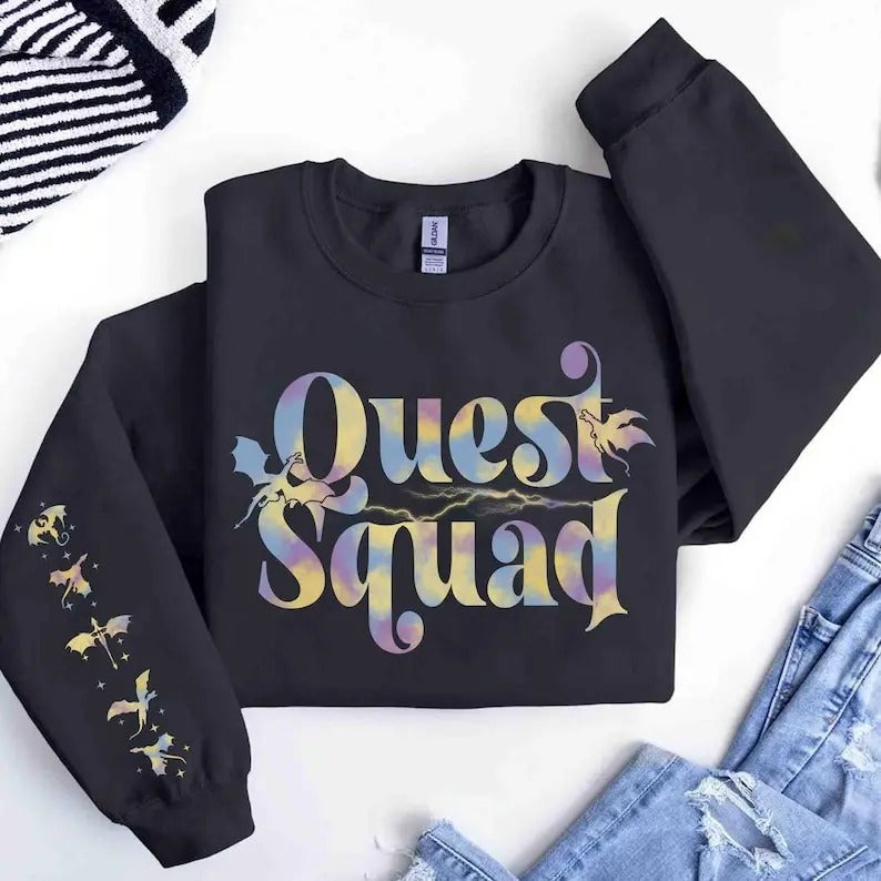 Onyx Storm Shirt, Fourth Wing Quest Squad Shirt, Basgiath War College, Dragon Rider Shirt, Xaden Riorson, Fourth Wing,...