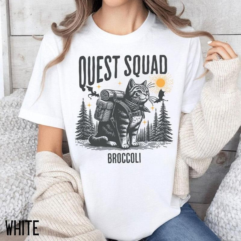 Onyx Storm Shirt, Quest Squad Broccoli Shirt Hoodie, Sweatshirt | PrintMintTees.com