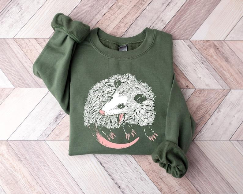 Opossum Sweatshirt, Opossum Lover Shirt, Cute Hoodie and Sweater; T-shirt | PrintMintTees.com
