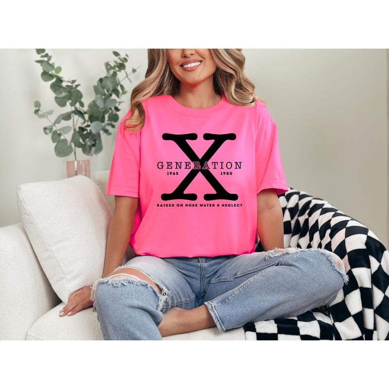 Orca ~ GEN X ~ Generation X ~ Comfort Colors ~ Sizes ~ Small 4XL Casual Comfortable Womenswear T-Shirts, Hoodie, Sweatshirt