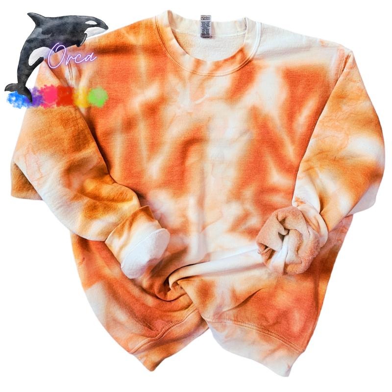 Orca ~ Hand Dyed Super Soft Unisex Sweatshirts and Hoodies ~  Stylish T-Shirts | PrintMintTees.com