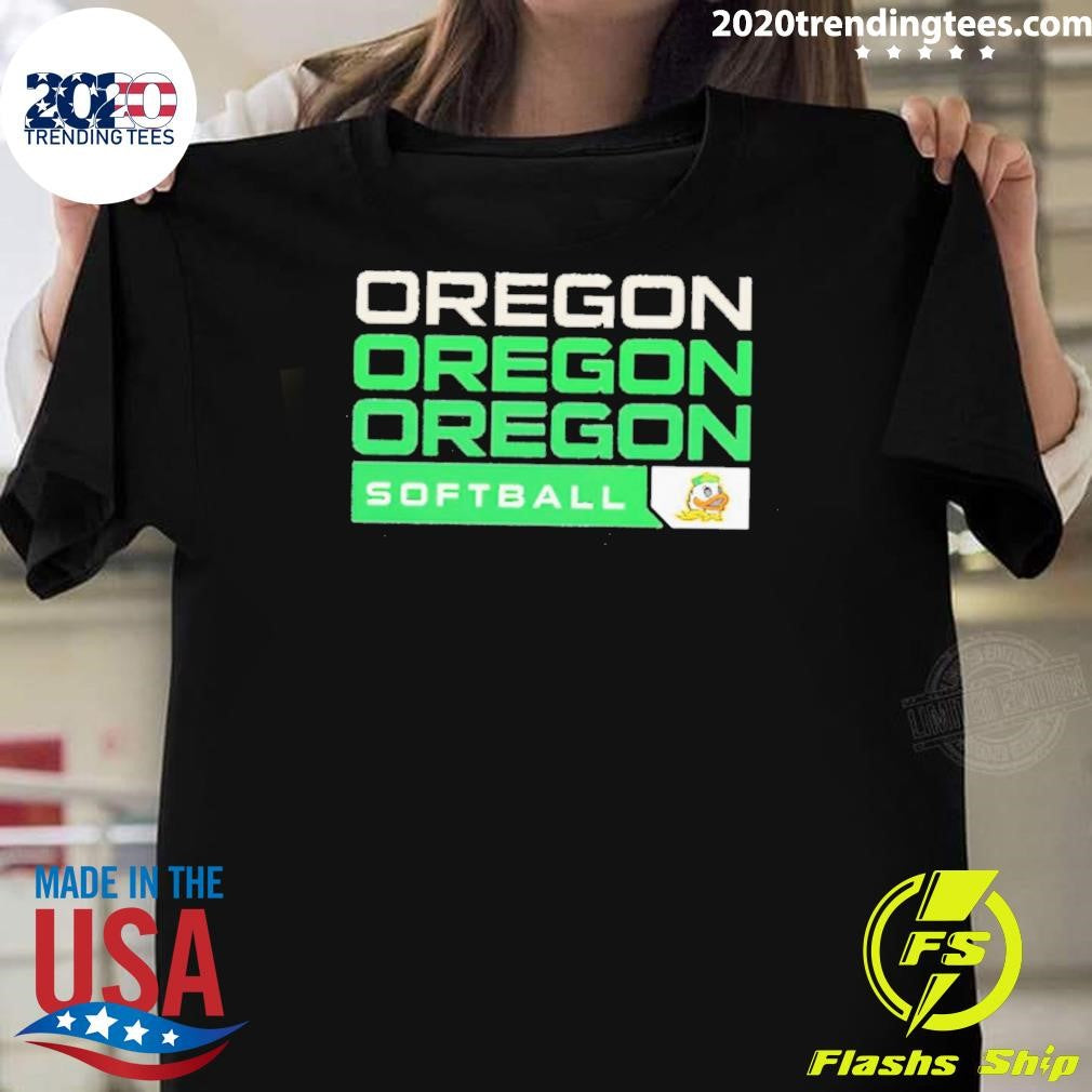 Oregon Ducks College Softball Hype Tri-blend 2026 Shirt