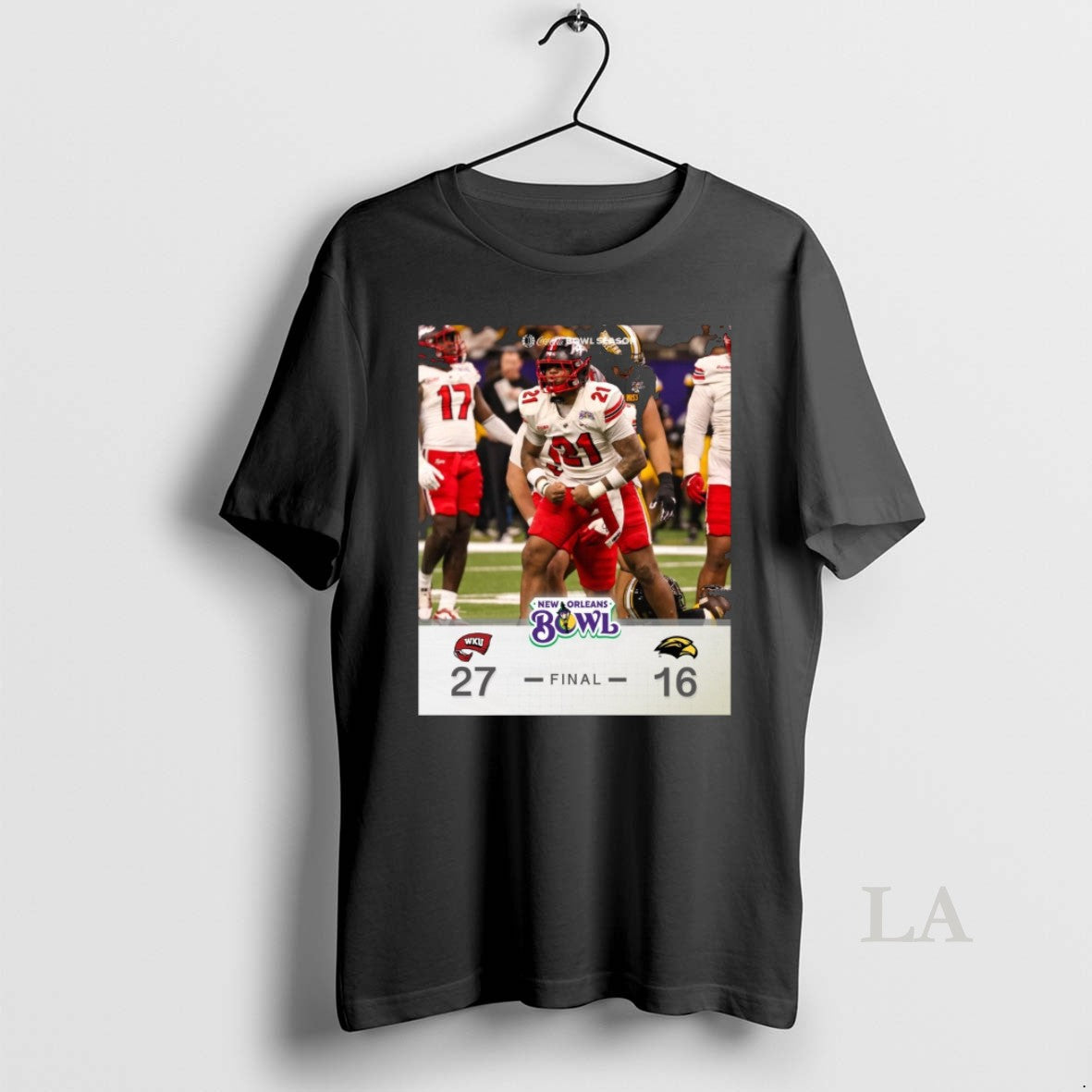 Original 2025 New Orleans Bowl Western Kentucky Hilltoppers 27 26 Louisiana Ragin Cajuns T-Shirts, Hoodie, Sweatshirt