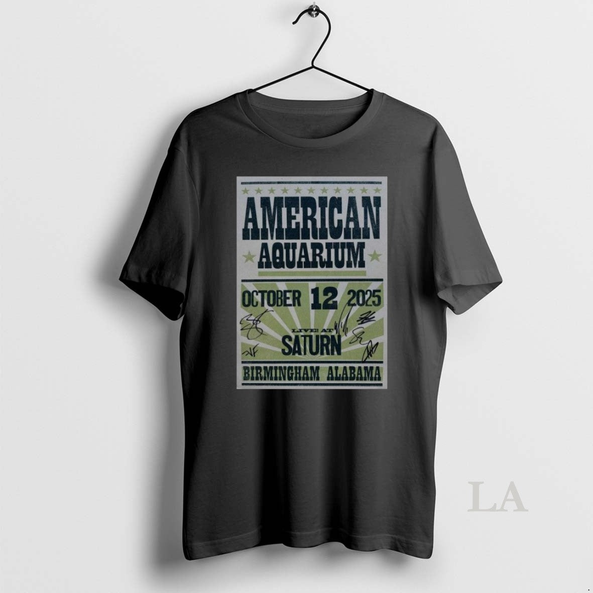 Original American Aquarium October 12 2025 Birmingham Alabama Long Sleve