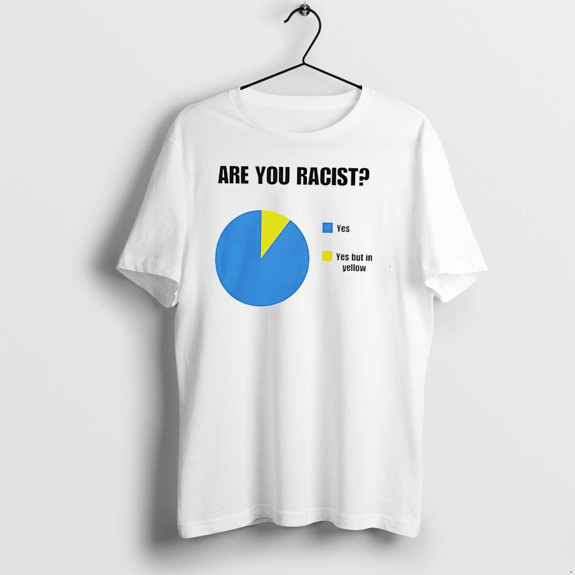Original Are You Racist Yes And Yeas But In Yellow Tee Tshirts Jpg