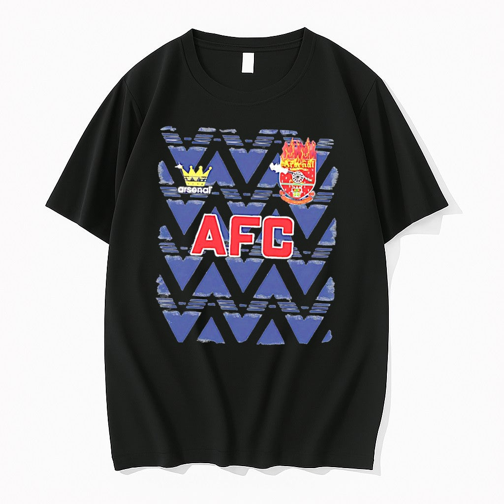Original Arsenal Fc Logo And Distressed Afc Logo Tee Tshirts Jpg