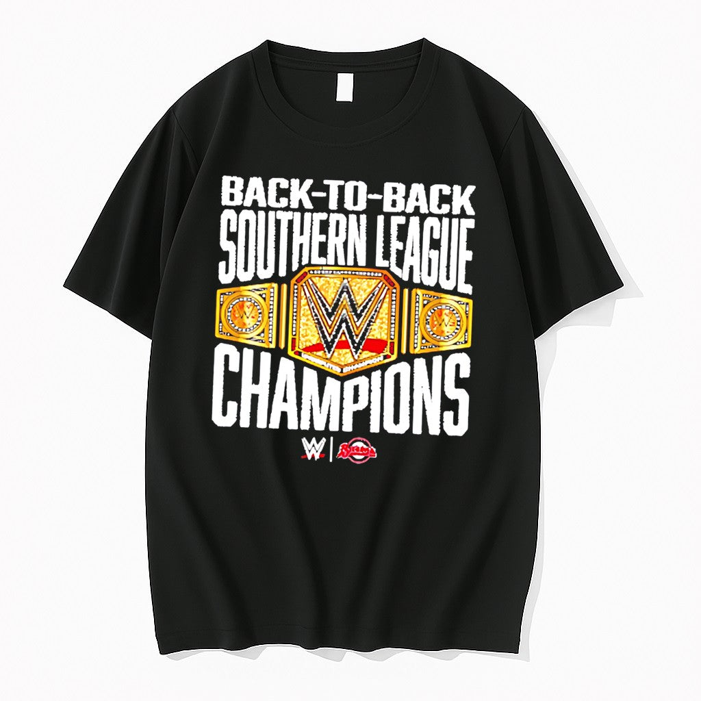 Original Back To Back Southern League Champions Wwe Tee Tshirts Jpg