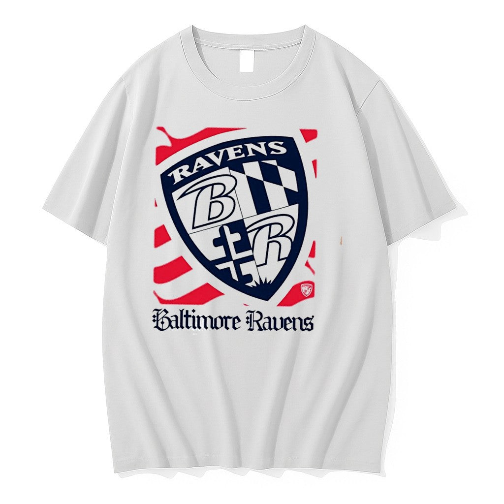 Original Baltimore Ravens American 250th Flag Heritage Wordmark Tee Tshirts Jpg