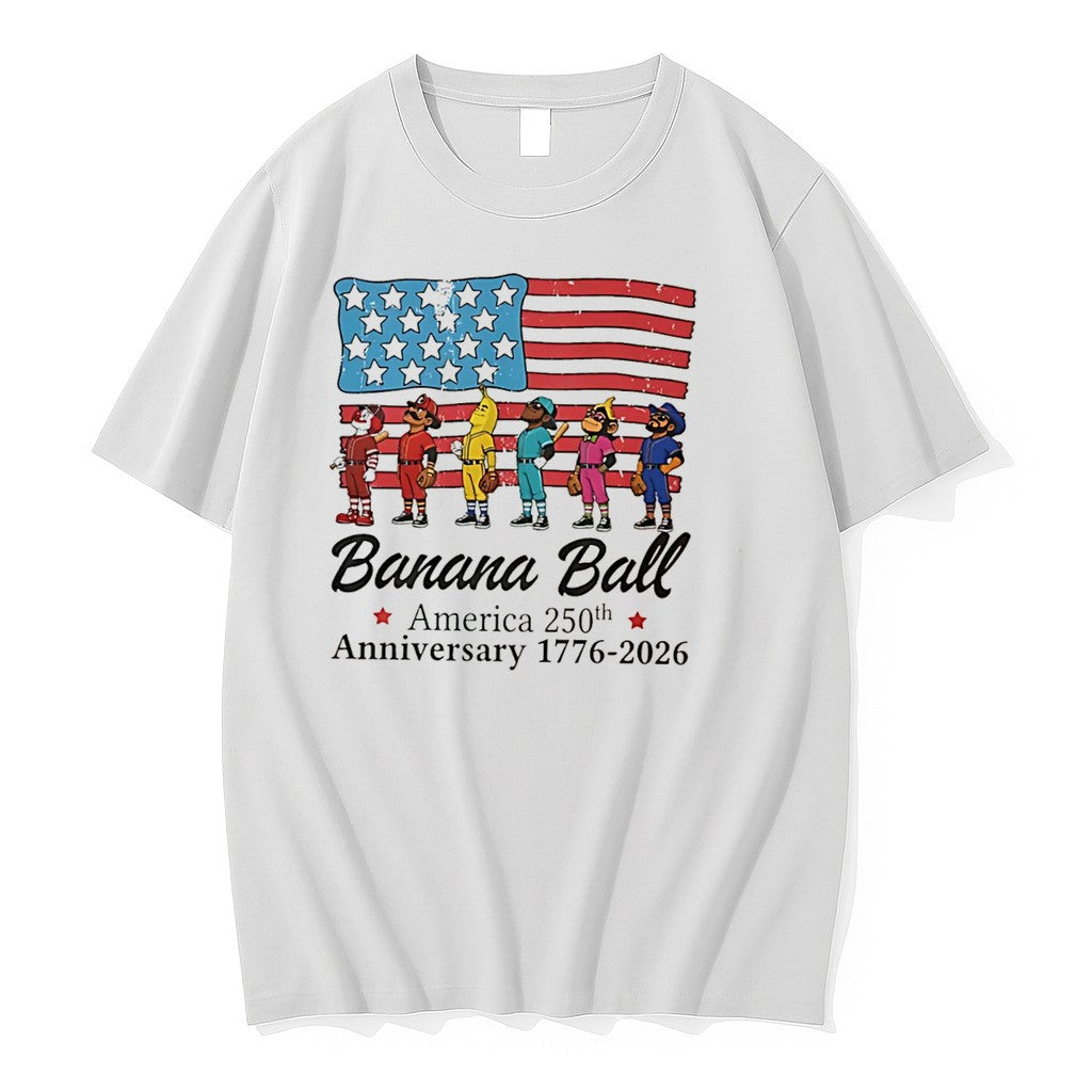 Original Banana Ball America 250th Anniversary 1776 2026 America Flag Tee Tshirts