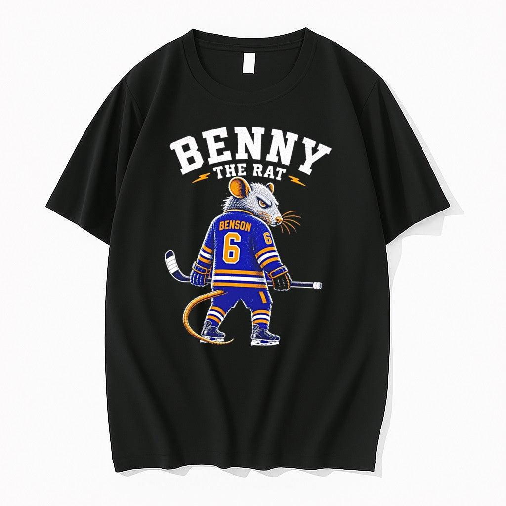 Original Benny The Rat Buffalo Hockey Tee Tshirts Jpg
