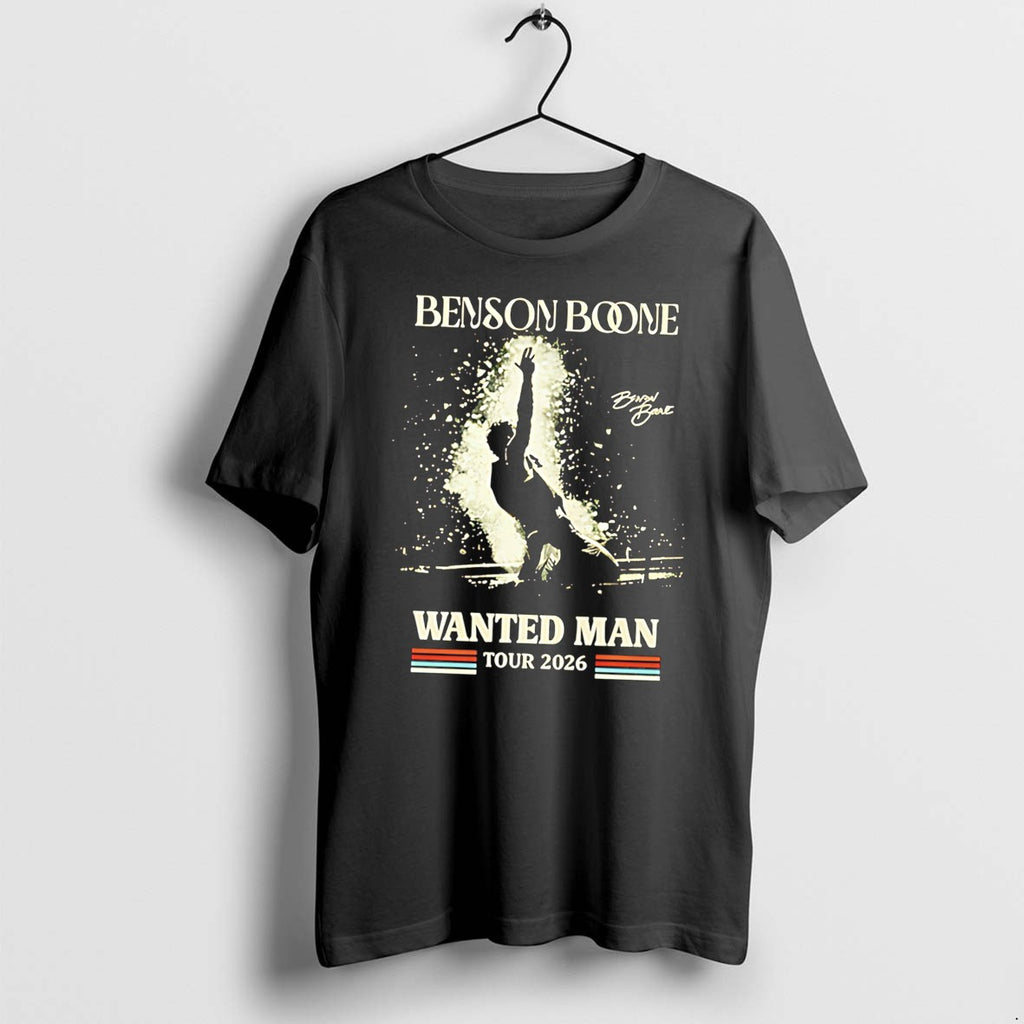Original Benson Boone Wanted Man Tour 2026 Concert Tee Tshirts Jpg