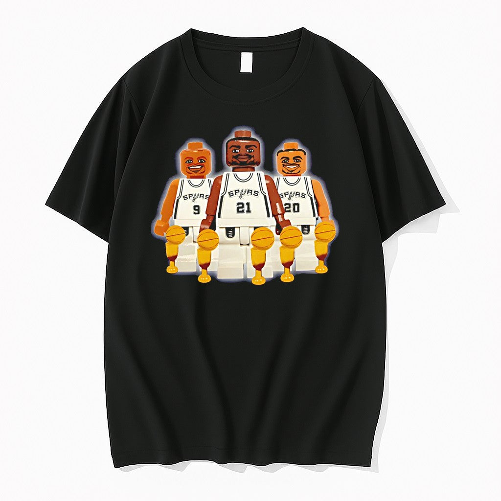Original Big Three Stephon Castle Tony Parker San Antonio Spurs Basketball Nba 2026 Tshirts