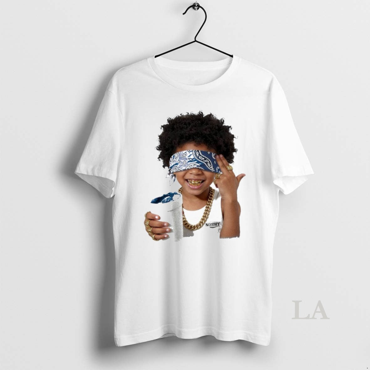 Original Blue Paisley Headscarf Blindfolded Child T-Shirts, Hoodie, Sweatshirt | PrintMintTees.com