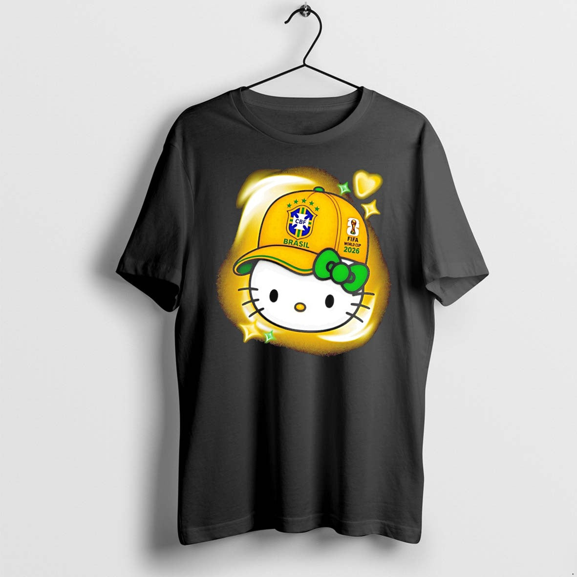 Original Brazil X Hello Kirty World Cup 2026 Fifa Tee Tshirts Jpg