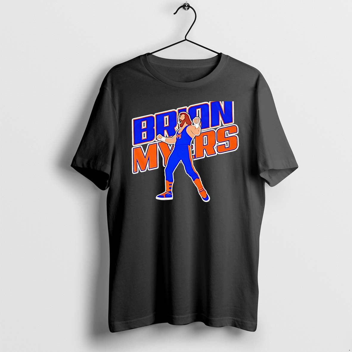 Original Brian Myers Wrestler Posing Illustration Tee Tshirts Jpg