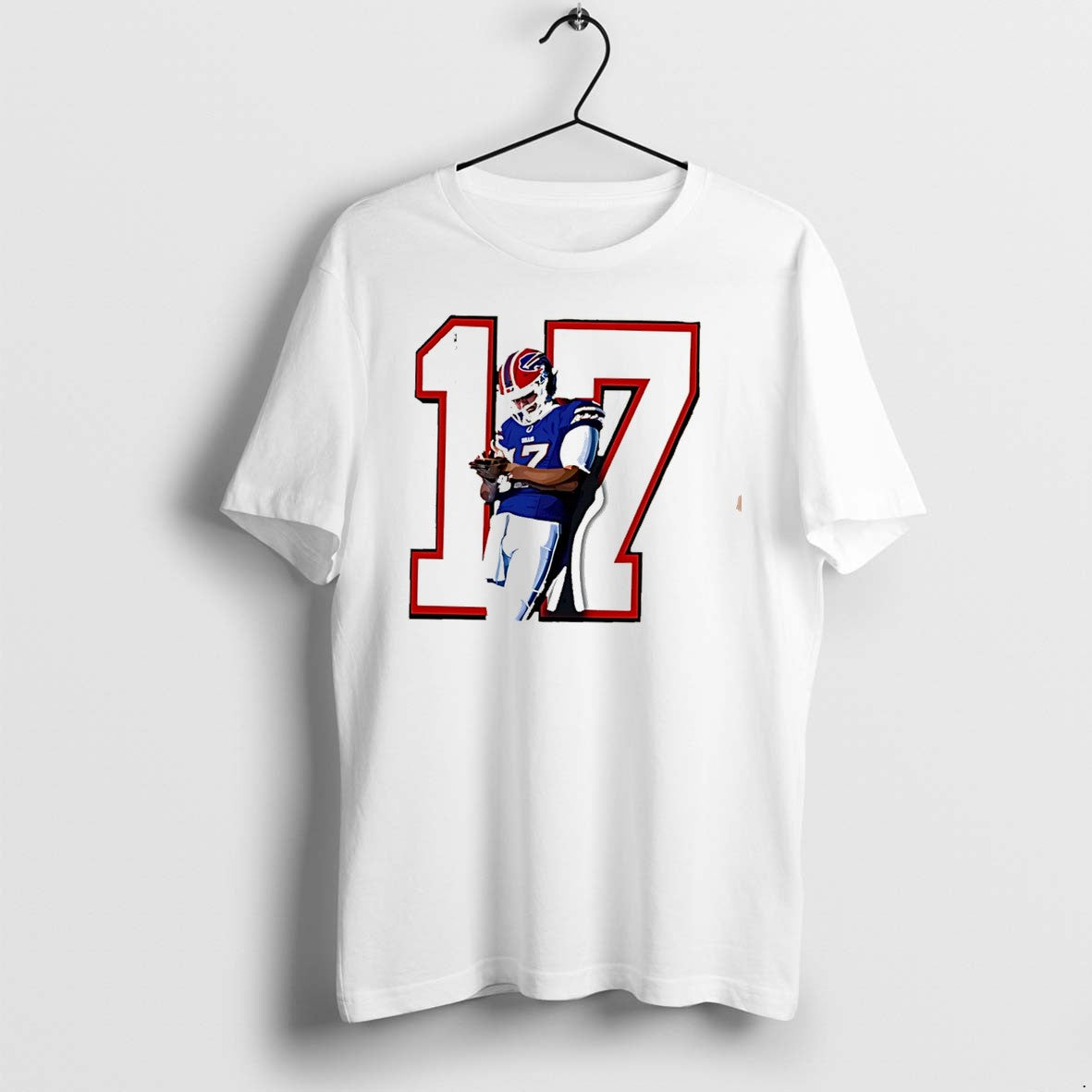 Original Buffalo Bills Josh Allen Number 17 Player Portrait Mvp Tee Tshirts Jpg