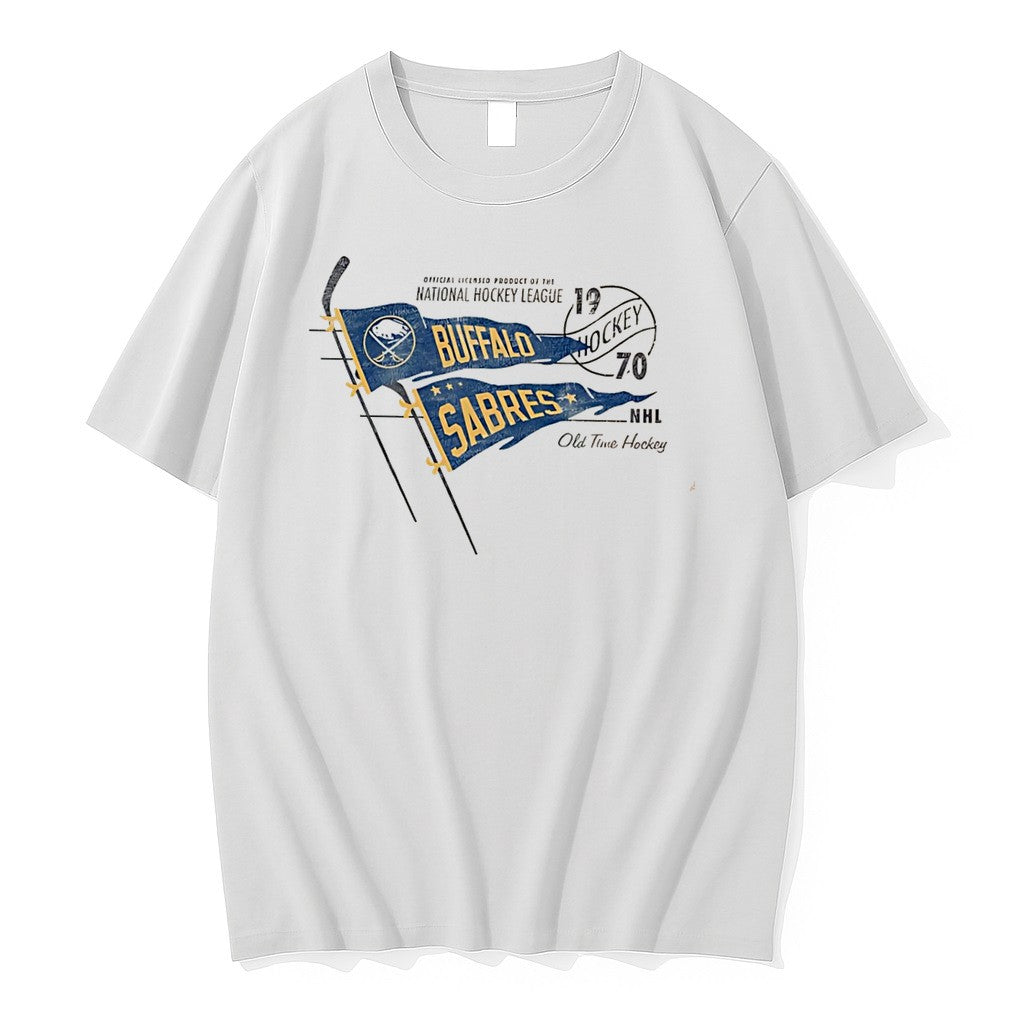 Original Buffalo Sabres Licensed Product Of The National Hockey League 2000 Flag Tee Tshirts