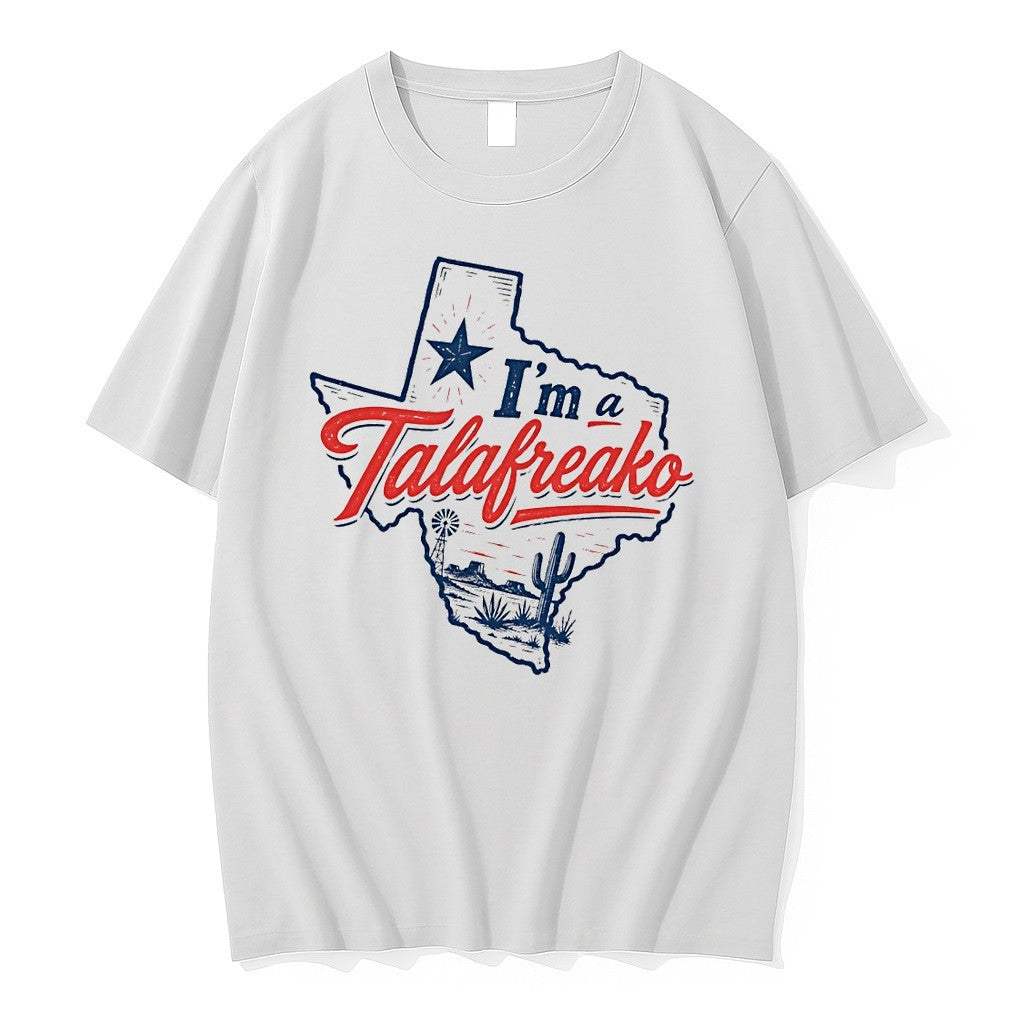 Original Cactus Texas State Map Windmill Im A Talafreako Tshirts Jpg
